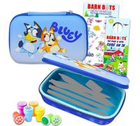 Disney Bluey Pencil Box Set - Bluey School Supplies Bundle with Bluey Pencil Case Stampers Stickers More | Bluey Stationery Set for Girls Toddler