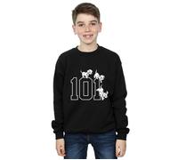Disney Boy's 101 Dalmatians 101 Doggies Sweatshirt in Black | Size: 5-6 Years Disney Black 5-6 Years