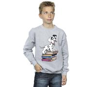 Disney Boy's 101 Dalmatians Books Sweatshirt in Grey | Size: 5-6 Years Disney Grey 5-6 Years