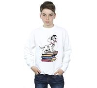 Disney Boys 101 Dalmatians Books Sweatshirt White 9-11 Years