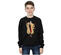 Disney Boy's 101 Dalmatians Classic Cruella De Vil Sweatshirt in Black | Size: 7-8 Years Disney Black 7-8 Years