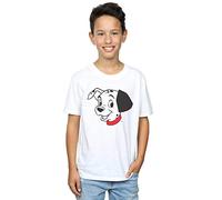 Disney Boys 101 Dalmatians Dalmatian Head T-Shirt White 5-6 Years