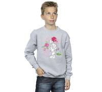 Disney Boy's 101 Dalmatians Flowers Sweatshirt in Grey | Size: 12-13 Years Disney Grey 12-13 Years