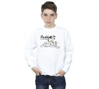 Disney Boy's 101 Dalmatians Top Dog Sweatshirt in White | Size: 7-8 Years Disney White 7-8 Years