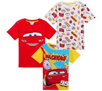 Disney Boys 3 Pack Cars T-Shirts 6-7 Years