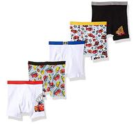 Disney Boys 5 Pack Boxer Brief Toddler, Cars 5pk Bxrbr, 4 Years (Pack of 5)