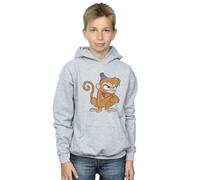 Disney Boy's Aladdin Classic Angry Abu Hoodie in Grey | Size: 12-13 Years Disney Grey 12-13 Years