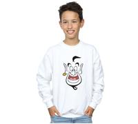 Disney Boys Aladdin Genie Face Sweatshirt White 5-6 Years
