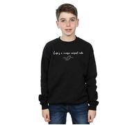 Disney Boy's Aladdin Life´s A Magic Carpet Ride Sweatshirt in Black | Size: 12-13 Years Disney Black 12-13 Years