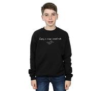 Disney Boy's Aladdin Life´s A Magic Carpet Ride Sweatshirt in Black | Size: 7-8 Years Disney Black 7-8 Years