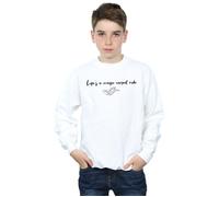 Disney Boy's Aladdin Life´s A Magic Carpet Ride Sweatshirt in White | Size: 12-13 Years Disney White 12-13 Years