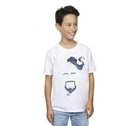 Disney Boy's Aladdin Movie Genie Blue Face T-Shirt in White | Size: 12-13 Years Disney White 12-13 Years