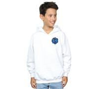Disney Boy's Aladdin Movie Genie Breast Print Hoodie in White | Size: 7-8 Years Disney White 7-8 Years