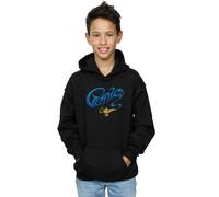 Disney Boy's Aladdin Movie Genie Lamp Hoodie in Black | Size: 12-13 Years Disney Black 12-13 Years