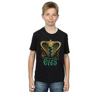 Disney Boy's Aladdin Movie Jafar Snake Eyes T-Shirt in Black | Size: 9 Years Disney Black 9 Years