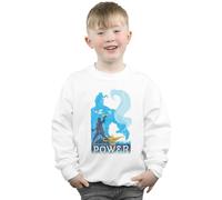 Disney Boy's Aladdin Movie Unleash The Power Sweatshirt in White | Size: 3-4 Years Disney White 3-4 Years