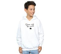 Disney Boy's Aladdin Show Me The World Hoodie in White | Size: 5-6 Years Disney White 5-6 Years