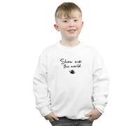 Disney Boy's Aladdin Show Me The World Sweatshirt in White | Size: 9 Years Disney White 9 Years