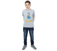 Disney Boy's Angry Donald Duck T-Shirt in Grey | Size: 9 Years Disney Grey 9 Years