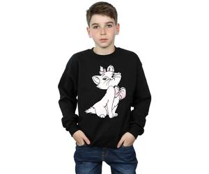 Disney Boy's Aristocats Marie Sweatshirt in Black | Size: 5-6 Years Disney Black 5-6 Years