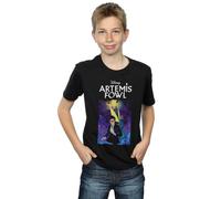 Disney Boy's Artemis Fowl Book Cover T-Shirt in Black | Size: 3-4 Years Disney Black 3-4 Years