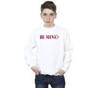 Disney Boy's Be Mine Daisy Duck Valentine Sweatshirt in White | Size: 9 Years Disney White 9 Years