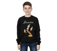 Disney Boys Beauty and The Beast Be Our Guest Sweatshirt Black 12-13 Years