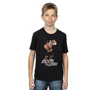 Disney Boys Beauty and The Beast Gaston Biceps to Spare T-Shirt Black 5-6 Years