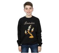 Disney Boys Beauty and The Beast Be Our Guest Sweatshirt Black 12-13 Years