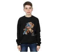 Disney Boy's Beauty & The Beast Beast Sketch Sweatshirt in Black | Size: 9 Years Disney Black 9 Years