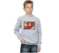 Disney Boy's Beauty & The Beast Handsome Brute Sweatshirt in Grey | Size: 9 Years Disney Grey 9 Years