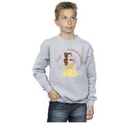Disney Boy's Beauty & The Beast I´d Rather Be Reading Sweatshirt in Grey | Size: 12-13 Years Disney Grey 12-13 Years