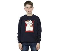 Disney Boy's Big Hero 6 Baymax Frame Support Sweatshirt in Navy | Size: 3-4 Years Disney Navy 3-4 Years