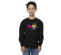Disney Boy's Big Hero 6 Baymax Fred Fired Up Sweatshirt in Black | Size: 7-8 Years Disney Black 7-8 Years
