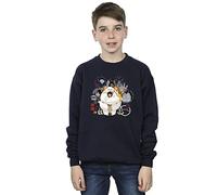 Disney Boys Big Hero 6 Baymax Group Hug Sweatshirt Navy Blue 9-11 Years