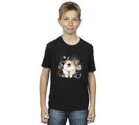 Disney Boy's Big Hero 6 Baymax Group Hug T-Shirt in Black | Size: 3-4 Years Disney Black 3-4 Years