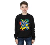Disney Boy's Big Hero 6 Fred Ultimate Kaiju Sweatshirt in Black | Size: 9 Years Disney Black 9 Years