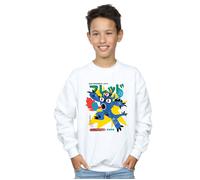 Disney Boy's Big Hero 6 Fred Ultimate Kaiju Sweatshirt in White | Size: 9 Years Disney White 9 Years