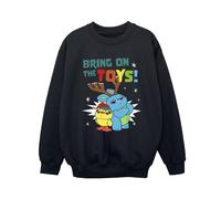 Disney Boy's Bring On The Toys Sweatshirt in Black | Size: 5-6 Years Disney Black 5-6 Years