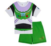 Disney Boys Buzz Lightyear Glow In The Dark Short Pyjamas 5-6 Years Green