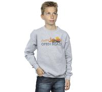 Disney Boy's Cars Explore The Open Road Sweatshirt in Grey | Size: 5-6 Years Disney Grey 5-6 Years