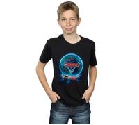 Disney Boy's Cars Globe Movie Poster T-Shirt in Black | Size: 7-8 Years Disney Black 7-8 Years