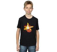 Disney Boys Cars Lightning McQueen Burst T-Shirt 5-6 Years Black