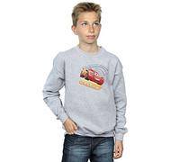Disney Boys Cars Lightning McQueen Sweatshirt 5-6 Years Sport Grey