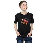 Disney Boys Cars Lightning McQueen T-Shirt 9-11 Years Black
