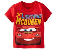 Disney Little Boys Toddler Cars Lightning Mcqueen Toddler TShirt Red 2T