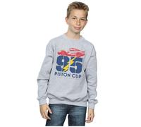 Disney Boy's Cars Piston Cup 95 Sweatshirt in Grey | Size: 9 Years Disney Grey 9 Years