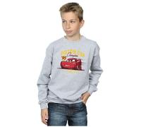 Disney Boy's Cars Piston Cup Champion Sweatshirt in Grey | Size: 7-8 Years Disney Grey 7-8 Years