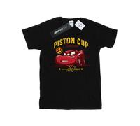 (12-13 Years, Black) Disney Boys Cars Piston Cup Champion T-Shirt