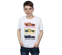 Disney Boys Cars Racer Profile T-Shirt 9-11 Years White